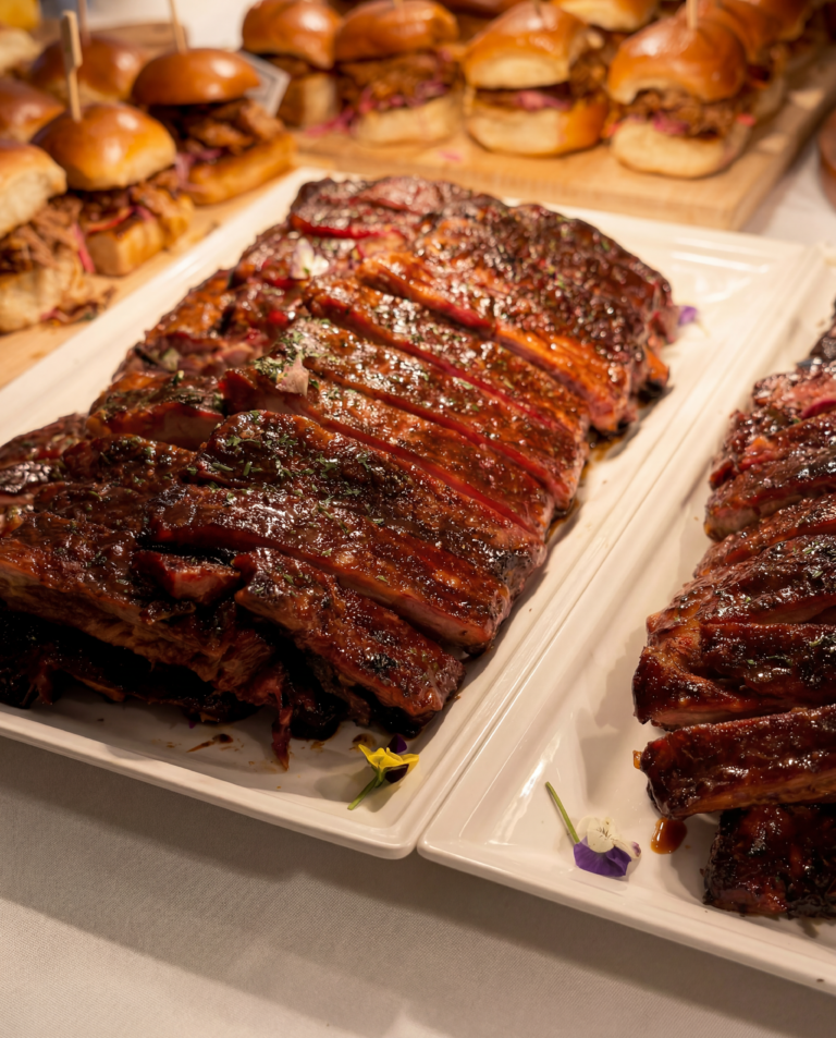 smoked st louis ribs apple cider glaze